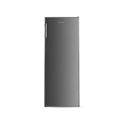 Image of Cookology CTFR240IX Tall Freestanding Larder Fridge 240 Litre, 143cm High and 55cm Wide with 5 Adjustable Shelves Reversible Door In Inox
