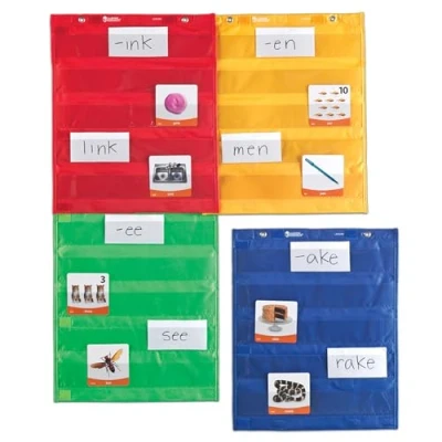 Image of Learning Resources Magnetic Pocket Chart Squares (Set of 4)