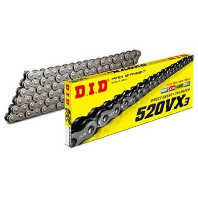 Image of DID (520VX3 116) Steel 116 Link High Performance VX Series X Ring Chain with Connecting