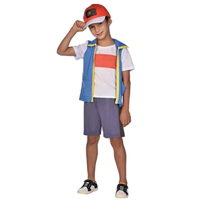 Image of (PKT) (9908891) Child Boys Licensed Ash Costume (3 4yr)