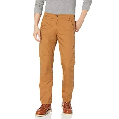 Image of Dickies Men&#039;s Tough Max Double Knee Pant Work Utility, Stonewashed Brown Duck, 36W x 32L