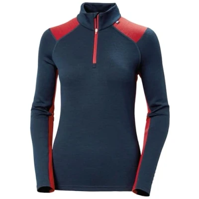 Image of Helly Hansen W LIFA Merino Midw 1/2 Zip Womens Navy