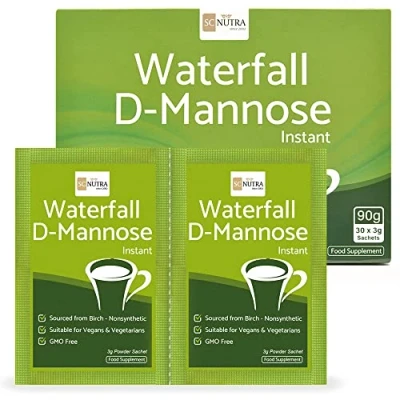 Image of Waterfall D Mannose Powder Sachets (30 x 3g Sachets) XL Pack sourced from Birch Monthly Supply for Prevention SC Nutra (Sweet Cures)