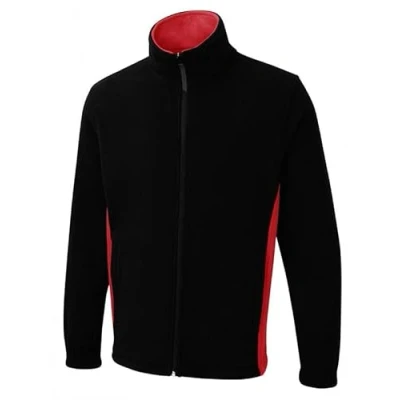 Image of Two Tone Full Zip Fleece Jacket