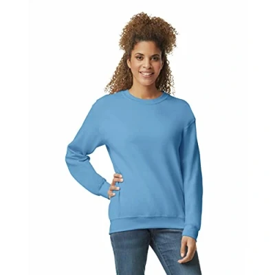 Image of Gildan mensG18000Fleece Crewneck Sweatshirt Long Sleeve Shirt Blue XXXL