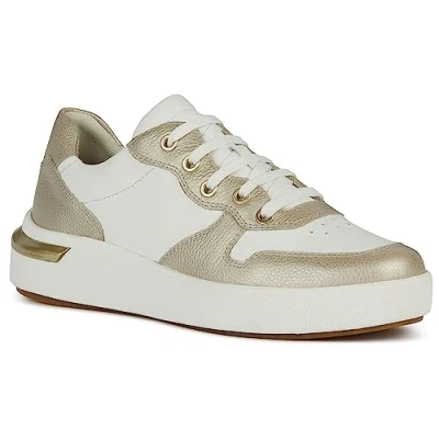Image of Geox D Dalyla A Sneaker, White Gold, 7 UK
