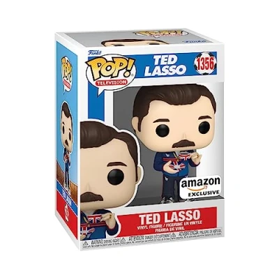 Image of Funko POP! TV: Ted Lasso With Teacup Amazon Exclusive Collectable Vinyl Figure Gift Idea Official Merchandise Toys for Kids &amp; Adults TV Fans Model Collectors and Display