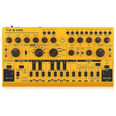 Image of Behringer TD 3 MO AM “Modded Out Analog Bass Line Synthesizer with VCO, MIDI Controllable VCF and Sub Harmonics Oscillator, Compatible PC Mac