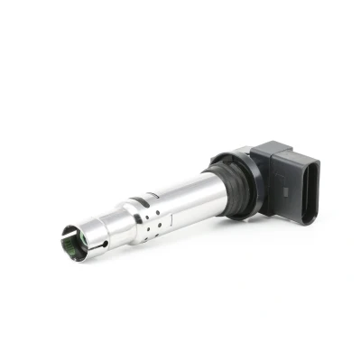 Image of 036905100A, 036905100B, 036905100C, 036905100D, 036905715 Ignition coil BOSCH 0 986 221 023 14V VOLKSWAGEN: Golf 6, Polo IV Hatchback, 5