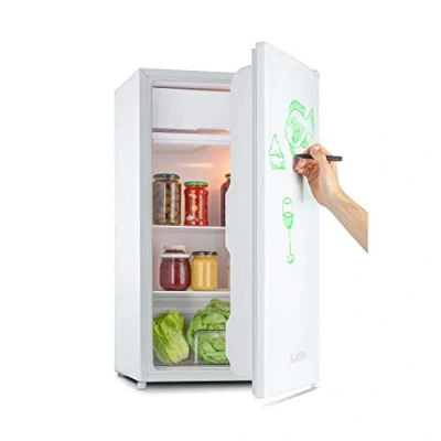 Image of Klarstein Spitzbergen Refrigerator, Energy Efficiency Class E, Freezer Compartment, ZestfulART Design: Writable Door Including Marker, 2