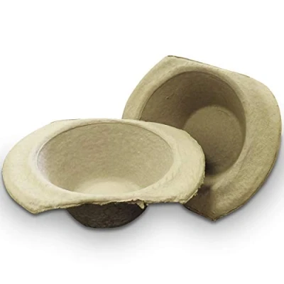 Image of Caretex General Purpose Pulp Disposable Cardboard Bowl Ideal for Urine Sick Vomit Body Fluid Waste, Size 1000ml 50 Pack