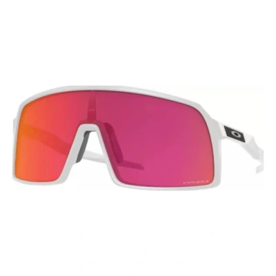 Image of Oakley Man OO9406 SUTRO 940691 Sunglasses O_matter White Violet Mask Normal Prizm