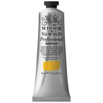 Image of Winsor &amp; Newton 2320116 Professional Acrylic Colour, 60 ml Cad Yellow Medium