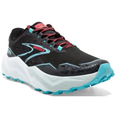Image of BROOKS Women&#039;s Caldera 7 Sneaker, Black/Ebony/Bluefish, 8 UK