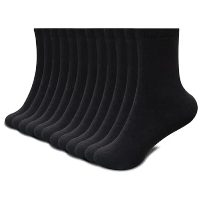 Image of A2Z 4 Kids Girls Boys Thermal Socks Pack Of 6 Winter Warmth Thick Insulated Black 11 14
