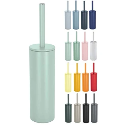Image of Spirella Bath Brush with Stainless Steel Akira, Metal, Green Matt, 40 x 9.5 cm