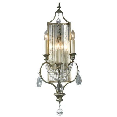 Image of Gianna 3 Light Indoor Candle Wall Silver, E14