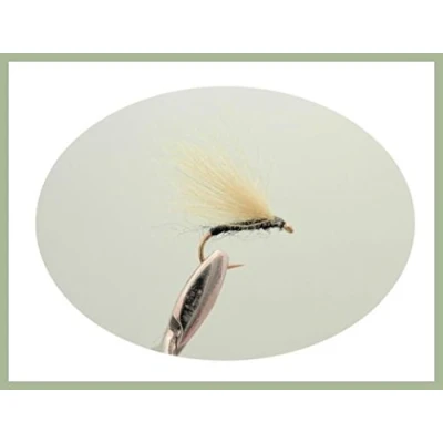 Image of 6 Pack of CDC Olive Wing F Fly Trout fishing Flies, Choice (16/18)