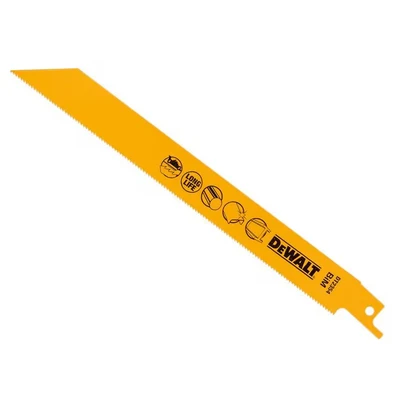 Image of DeWalt Bi Metal Reciprocating Blade for 203mm x 18 TPI (Pack 5) DEWDT2354QZ