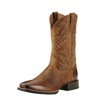 Image of ARIAT Men&#039;s Sport Herdsman Western Boots, Powder Brown, 14 UK