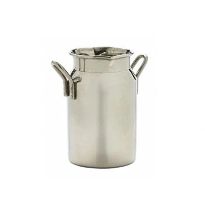 Image of Genware MMC5 Mini Milk Churn, Stainless Steel, 5 oz.