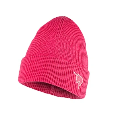 Image of Buff Knitted Beanie Kids MELID Flash Pink Girl One Size