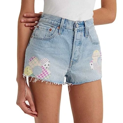 Image of Levi&#039;s Women&#039;s 501® Original Shorts Denim Shorts, Fresh As A Daisy Short, 30W