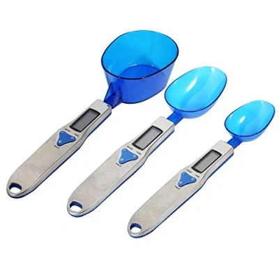 Image of Spoon Scale Accurate Electronic Digital Weighing Kitchen Measuring Tool 500/0.1g for Portioning Tea Flour Spices Medicine