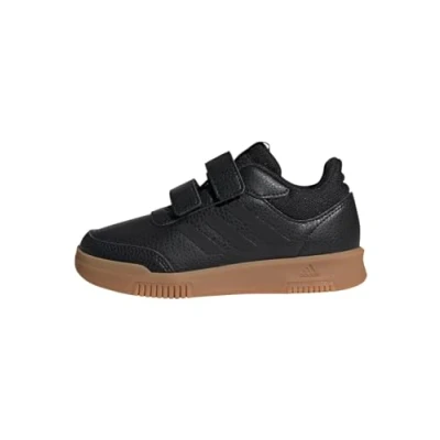 Image of adidas Tensaur Hook and Loop Shoes Running, Core Black/Beige, 2.5 UK Child