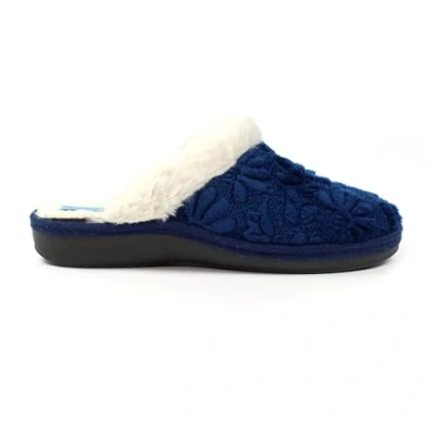 Image of Ladies Wilder Blue Mule Slipper 4