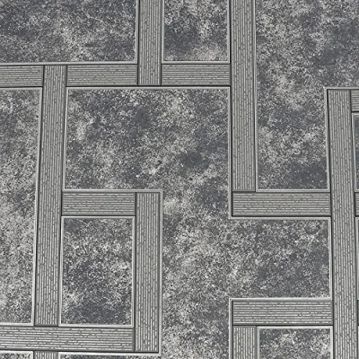 Image of Boutique Gilded Greek Key Onyx Wallpaper