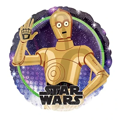 Image of Amscan 4275401 Sd C: Star Wars Galaxy C 3P0