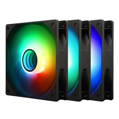 Image of Thermalright TL C12B S V3 Case Fan 120mm ARGB CPU Cooler Comes with Mirror Light Effect,PC PWM Silent 1500RPM Speed, Black Cooling Fan(Kit Fans)