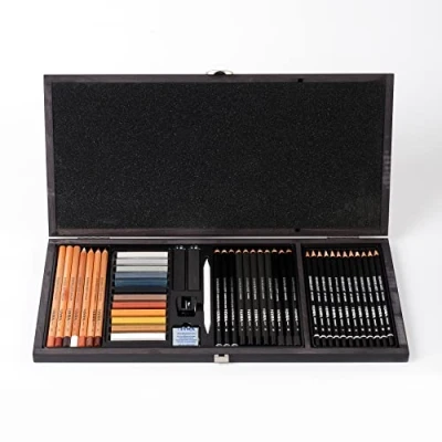 Image of LYRA Rembrandt Art Specials, Fine Sketching Set, 47 Pieces, Assorted Pencils, Ideal for Professionals &amp; Students