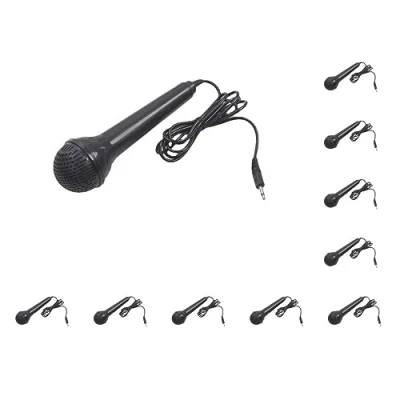 Image of 10 set of Microphone 3.5mm Jack Handheld Mic for Electronic Piano Karaoke Smartphone
