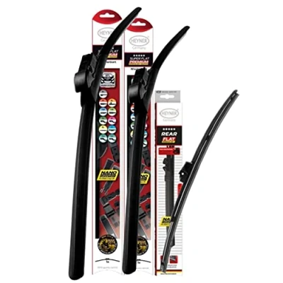 Image of HEYNER Germany Fits VW Up Windscreen Wiper Blades 2011 To 2022 Size 24&quot;16&quot; Rear Blade 10S HSF2416ST
