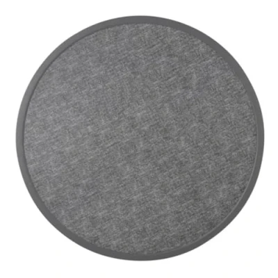 Image of Bolero Fibre Glass Round Table Top Brushed Black 580mm