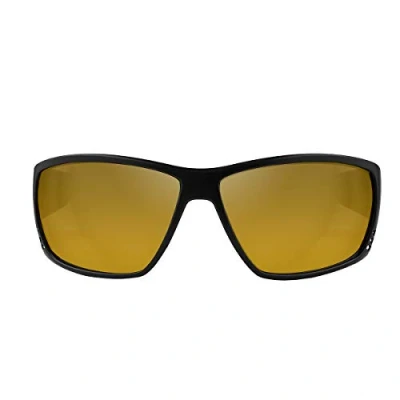 Image of Fortis Vistas Polarised Fishing Sunglasses UV400 Protection Amber Triple X Lenses (VA002)