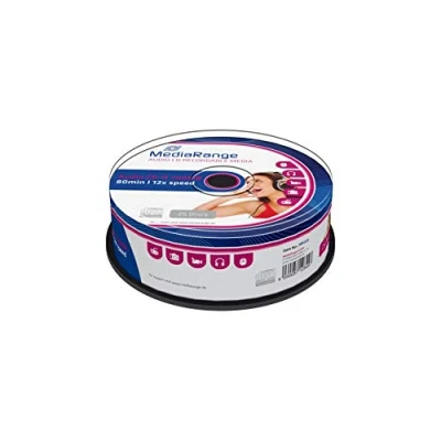 Image of MEDIARANGE MR223 CD R Blank Discs 48x Speed 80 Minutes Pack of 25