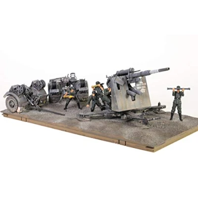 Image of Forces Of Valor FOV 801008A 1:32 German Flak 36/36 m Sd. 202 Pendant Standing Model, Model Building, Diorama Military Building