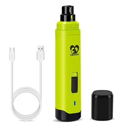 Image of Casfuy Dog Nail Grinder Professional 2 Speed Electric Rechargeable Pet Trimmer Painless Paws Grooming &amp; Smoothing for Small Medium Large Dogs Cats