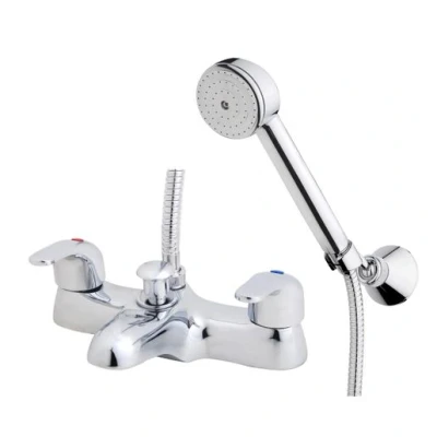 Image of Iflo Barcelona Bath Shower Mixer Tap Brass 604587