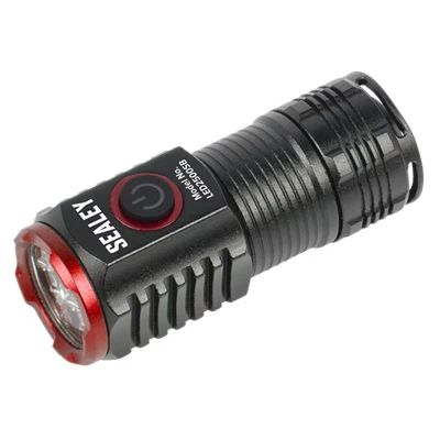 Image of Sealey 24W SMD LED Super Beam Rechargeable Pocket Light, 2500lm, 4 Light Modes LED2500SB, Black