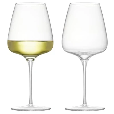 Image of Anton Studio Designs Juno Set of 2 White Wine Glasses