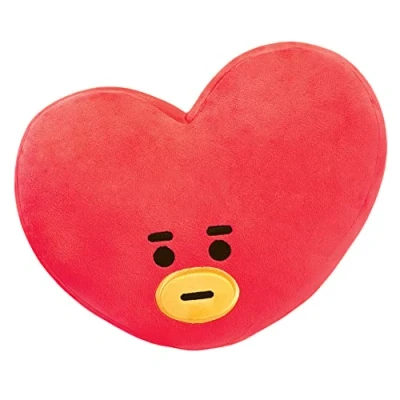 Image of AURORA, 61467, BT21 Official Merchandise, TATA Plush Cushion, Blue and Red