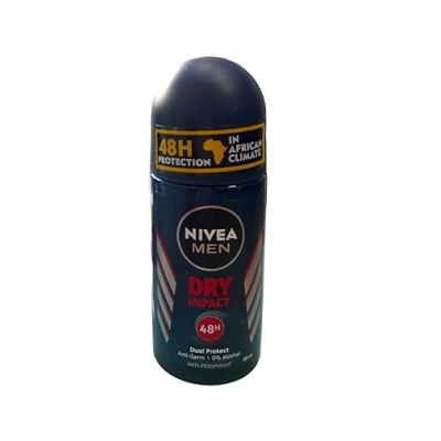 Image of NIVEA MEN Dry Impact Deo Roll On in 6 pack (6 x 50 ml)