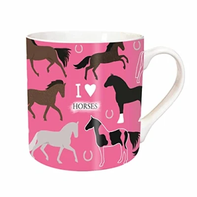 Image of I Love Horses Chunky Mug in Gift Presentation Box