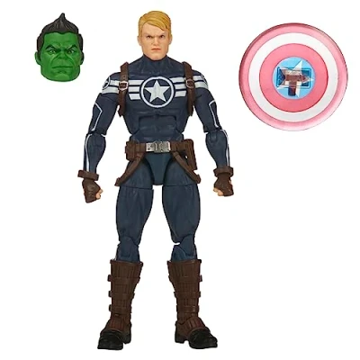 Image of Hasbro Marvel Legends Series Comics Commander Rogers 6 Inch Action Figures,Small