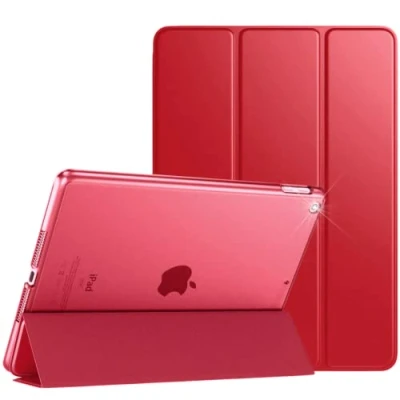 Image of For Apple iPad Pro 9.7 (2016) Generation Case Cover Magnetic Smart Stand Auto Wake/Sleep Fit To Model No. A1673 / A1674 A1675 (Red)