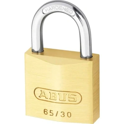 Image of ABUS 11974 Brass Padlock with 6301 Alike Keyed